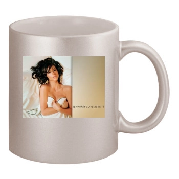 Jennifer Love Hewitt 11oz Metallic Silver Mug