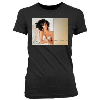 Jennifer Love Hewitt Women's Junior Cut Crewneck T-Shirt