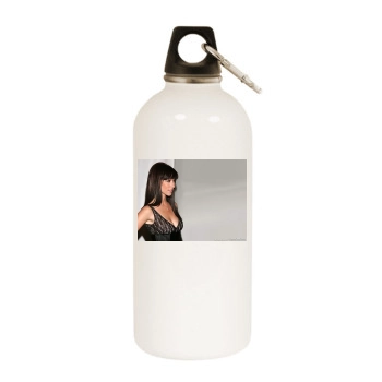 Jennifer Love Hewitt White Water Bottle With Carabiner