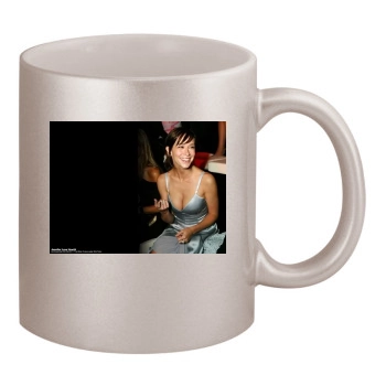 Jennifer Love Hewitt 11oz Metallic Silver Mug