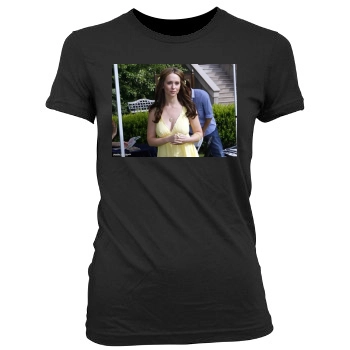 Jennifer Love Hewitt Women's Junior Cut Crewneck T-Shirt