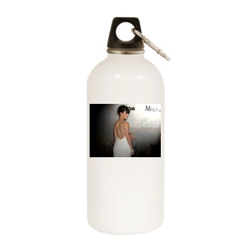 Jennifer Love Hewitt White Water Bottle With Carabiner