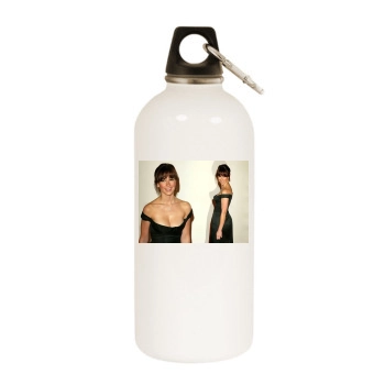 Jennifer Love Hewitt White Water Bottle With Carabiner