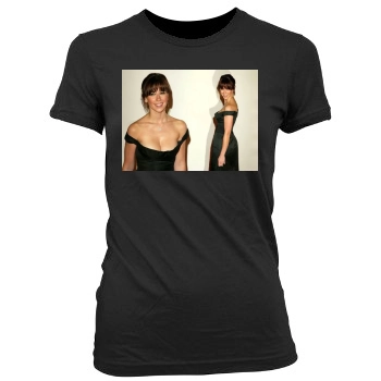 Jennifer Love Hewitt Women's Junior Cut Crewneck T-Shirt