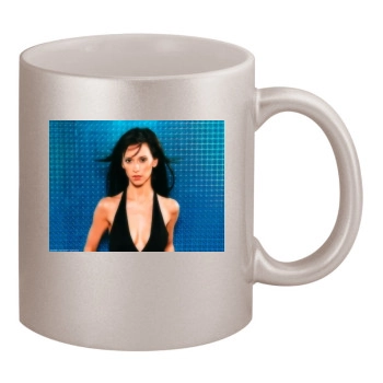 Jennifer Love Hewitt 11oz Metallic Silver Mug