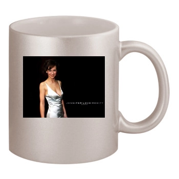 Jennifer Love Hewitt 11oz Metallic Silver Mug