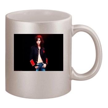 Jennifer Love Hewitt 11oz Metallic Silver Mug