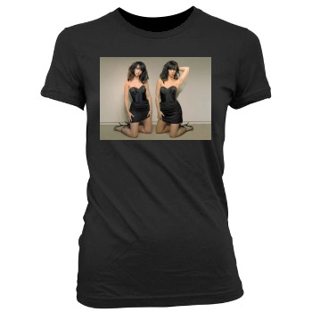 Jennifer Love Hewitt Women's Junior Cut Crewneck T-Shirt