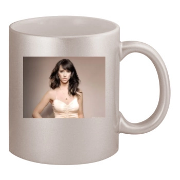 Jennifer Love Hewitt 11oz Metallic Silver Mug