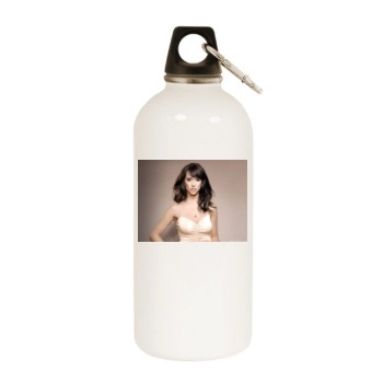 Jennifer Love Hewitt White Water Bottle With Carabiner