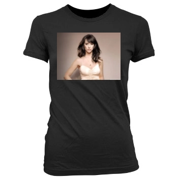 Jennifer Love Hewitt Women's Junior Cut Crewneck T-Shirt