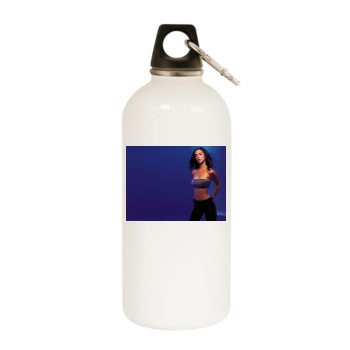 Jennifer Love Hewitt White Water Bottle With Carabiner