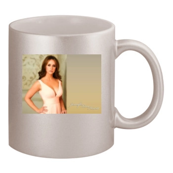 Jennifer Love Hewitt 11oz Metallic Silver Mug