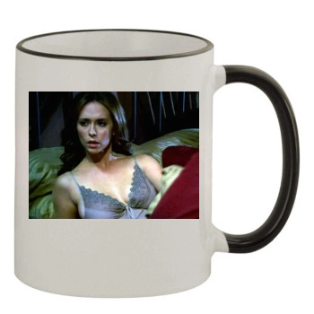 Jennifer Love Hewitt 11oz Colored Rim & Handle Mug