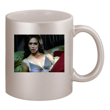 Jennifer Love Hewitt 11oz Metallic Silver Mug