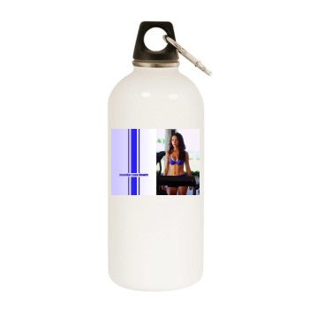 Jennifer Love Hewitt White Water Bottle With Carabiner