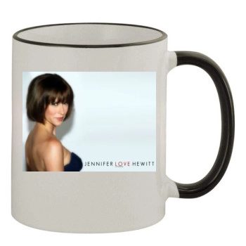 Jennifer Love Hewitt 11oz Colored Rim & Handle Mug