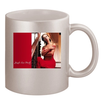 Jennifer Love Hewitt 11oz Metallic Silver Mug