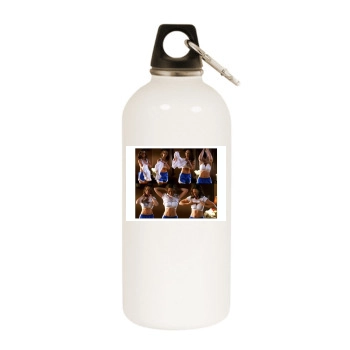 Jennifer Love Hewitt White Water Bottle With Carabiner