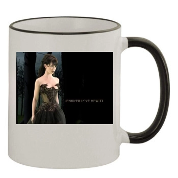 Jennifer Love Hewitt 11oz Colored Rim & Handle Mug