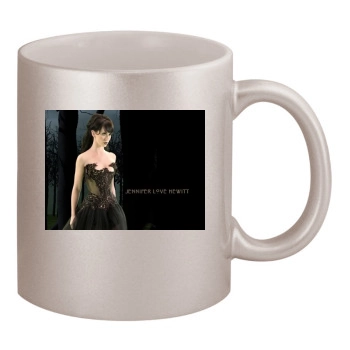 Jennifer Love Hewitt 11oz Metallic Silver Mug