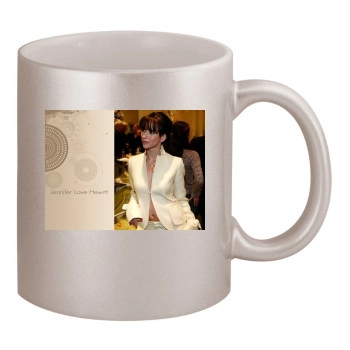 Jennifer Love Hewitt 11oz Metallic Silver Mug