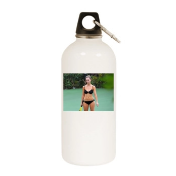 Jennifer Love Hewitt White Water Bottle With Carabiner