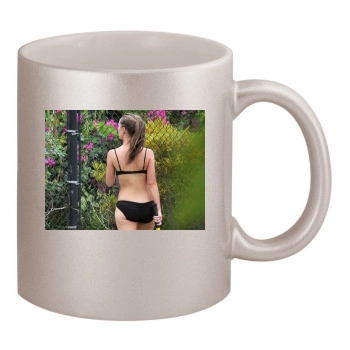 Jennifer Love Hewitt 11oz Metallic Silver Mug