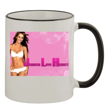 Jennifer Love Hewitt 11oz Colored Rim & Handle Mug