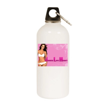 Jennifer Love Hewitt White Water Bottle With Carabiner