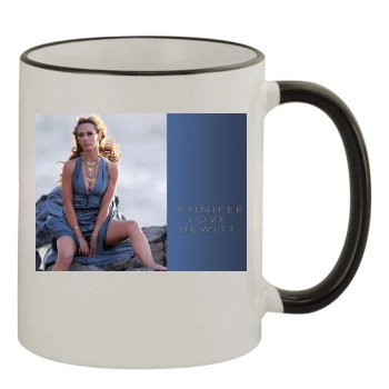 Jennifer Love Hewitt 11oz Colored Rim & Handle Mug