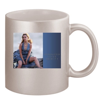 Jennifer Love Hewitt 11oz Metallic Silver Mug