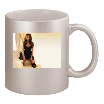 Jennifer Love Hewitt 11oz Metallic Silver Mug