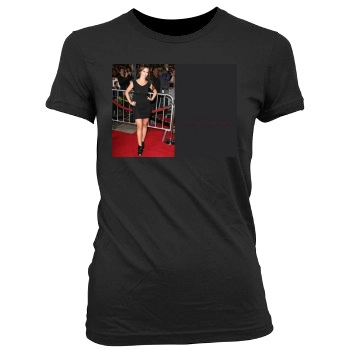 Jennifer Love Hewitt Women's Junior Cut Crewneck T-Shirt