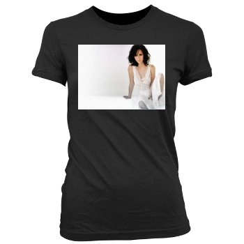 Jennifer Love Hewitt Women's Junior Cut Crewneck T-Shirt