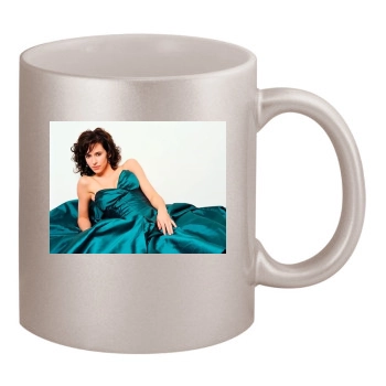 Jennifer Love Hewitt 11oz Metallic Silver Mug