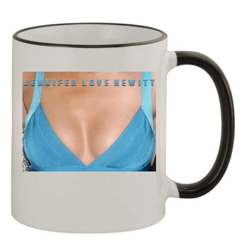 Jennifer Love Hewitt 11oz Colored Rim & Handle Mug