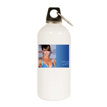 Jennifer Love Hewitt White Water Bottle With Carabiner