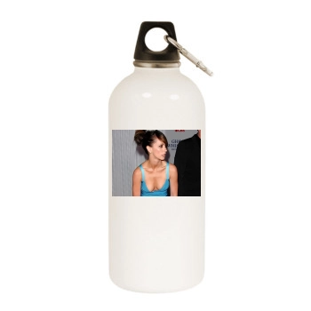 Jennifer Love Hewitt White Water Bottle With Carabiner