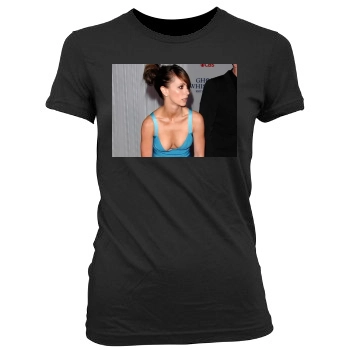 Jennifer Love Hewitt Women's Junior Cut Crewneck T-Shirt