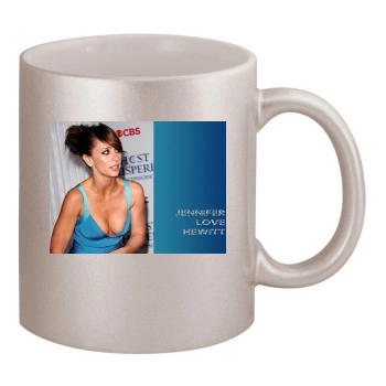 Jennifer Love Hewitt 11oz Metallic Silver Mug