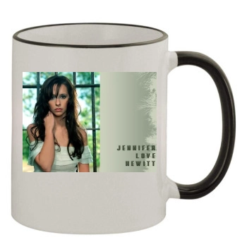 Jennifer Love Hewitt 11oz Colored Rim & Handle Mug