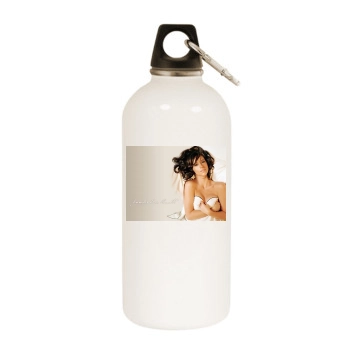 Jennifer Love Hewitt White Water Bottle With Carabiner