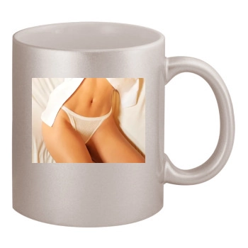 Jennifer Love Hewitt 11oz Metallic Silver Mug