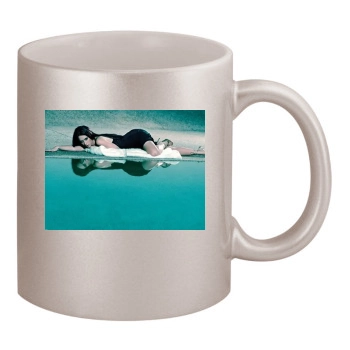 Jennifer Love Hewitt 11oz Metallic Silver Mug