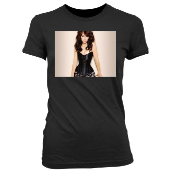 Jennifer Love Hewitt Women's Junior Cut Crewneck T-Shirt