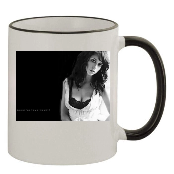 Jennifer Love Hewitt 11oz Colored Rim & Handle Mug