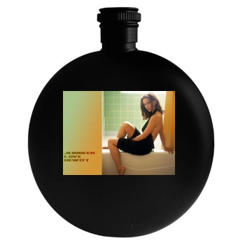 Jennifer Love Hewitt Round Flask