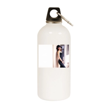 Jennifer Love Hewitt White Water Bottle With Carabiner