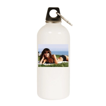 Jennifer Love Hewitt White Water Bottle With Carabiner